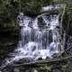 Wagner Falls landscape in Michigan