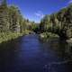 Scenic Riverway landscape at the Peshekee River, Van Riper State Park, Michigan