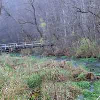 Bridge across Beaver Creek Valley State Park, Minnesota