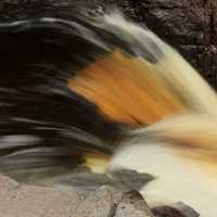 Close-up of the rapids at Cascade River State Park, Minnesota