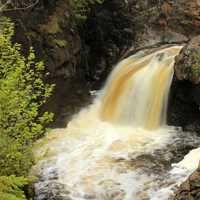 Falls and Pool at Cascade River State Park, Minnesota