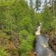 River among the trees at Cascade River State Park, Minnesota