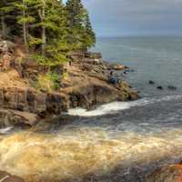 The mouth of the Cascade at Cascade River State Park, Minnesota
