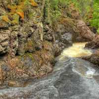 Turbulent Waters at Cascade River State Park, Minnesota