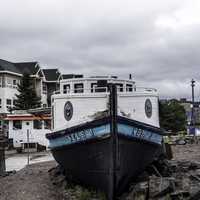 Food Stand in a Boat in Duluth, Minnesota