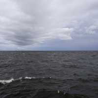 Horizon of Lake Superior in Duluth, Minnesota