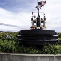 Tugboat landmark near Maritime Museum in Duluth, Minnesota