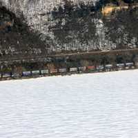 Train at Frontenac State Park, Minnesota