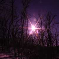 Bright Sun at Glacial Lakes State Park, Minnesota