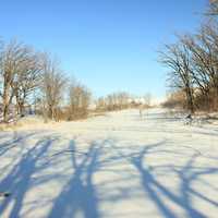 Stretch of landscape at Glacial Lakes State Park, Minnesota