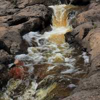 A mini-falls at Gooseberry Falls State Park, Minnesota