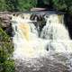 Front view of the first falls at Gooseberry Falls State Park, Minnesota