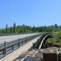 Highway Bridge at Gooseberry Falls State Park, Minnesota