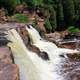 Vertical view of the falls at Gooseberry Falls State Park, Minnesota