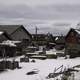 Snowed in Houses and buildings in Grand Marais, Minnesota