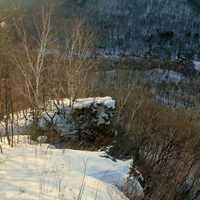 A ledge at John A. Latsch State Park, Minnesota