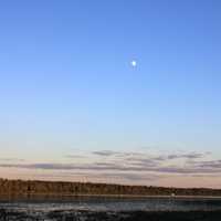 Almost Nightfall at lake Itasca state park, Minnesota