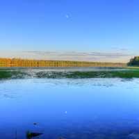 Looking across lake Itasca state park, Minnesota