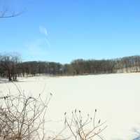 Another Frozen lake at Lake Maria State Park, Minnesota