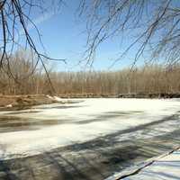 Frozen River Bend at Minnesota Valley State Park, Minnesota