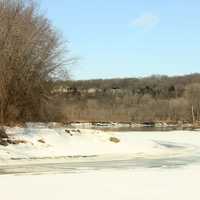 River landscape at Minnesota Valley State Park, Minnesota