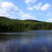 Across Whale Lake at Eagle Mountain, Minnesota