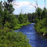 Baptism River in Superior National Forest, Minnesota