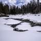 Rapids in the snowy river in Temperance River State Park, Minnesota