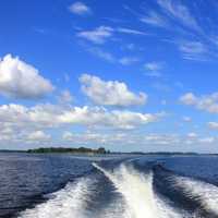 View of Lake Kabetogama at Voyaguers National Park, Minnesota