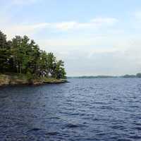 Lake Kabetogama landscape at Voyaguers National Park, Minnesota