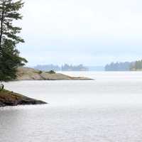 Shorelines in the Mist at Voyaguers National Park, Minnesota