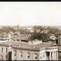 Panorama of downtown Jackson in 1910 in Mississippi