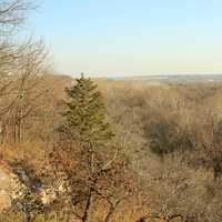 Far View from bluff at Castlewood State Park, Missouri