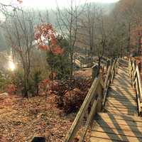 Staircase path at Castlewood State Park, Missouri