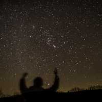 Wishing upon a star at Echo Bluff State Park, Missouri