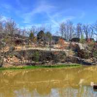 Across the pond at Elephant Rocks State Park