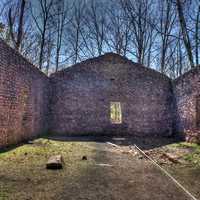 Inside the building at Elephant Rocks State Park