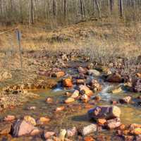 Shallow Stream at Johnson's Shut-Ins State Park