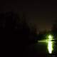 Green lights at night at Montauk State Park, Missouri