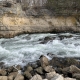 Raging rapids at Rockford Beach