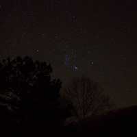 Clear Starry Night in Ozark National Scenic Riverways, Missouri