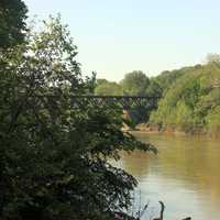 Bridge Spanning River at Route 66 State Park