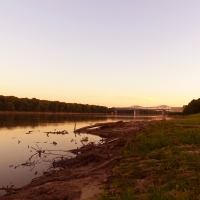 Missouri River Dusk landscape