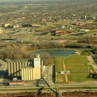 Looking East in St. Louis, Missouri