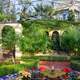 Courtyard in the temperate house in St. Louis, Missouri