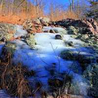 Ice on the trail