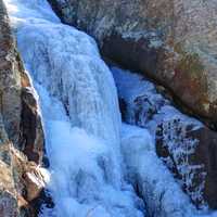Frozen Mina Sauk Falls
