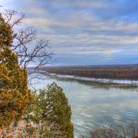 Missouri River downstream at Weldon Springs Natural Area, Missouri