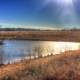 Sunshine over the Lake at Weldon Springs State Natural Area, Missouri