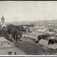 Panoramic View of Downtown Billings, Montana 1915